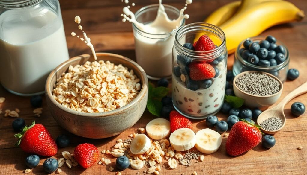 Protein-Packed Overnight Oats Ingredients Protein-Packed Overnight Oats Ingredients