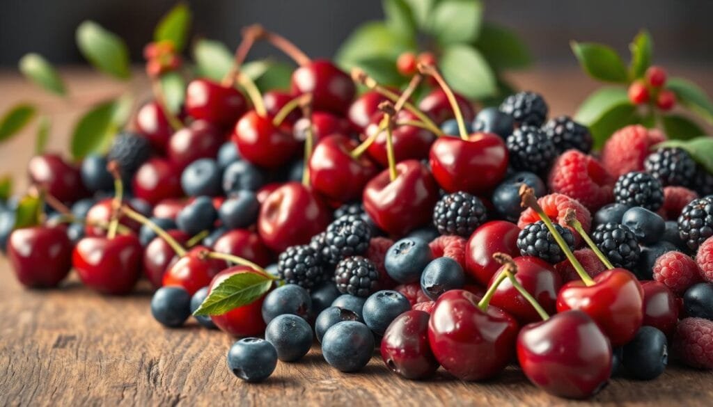 Anti-inflammatory berries and cherries